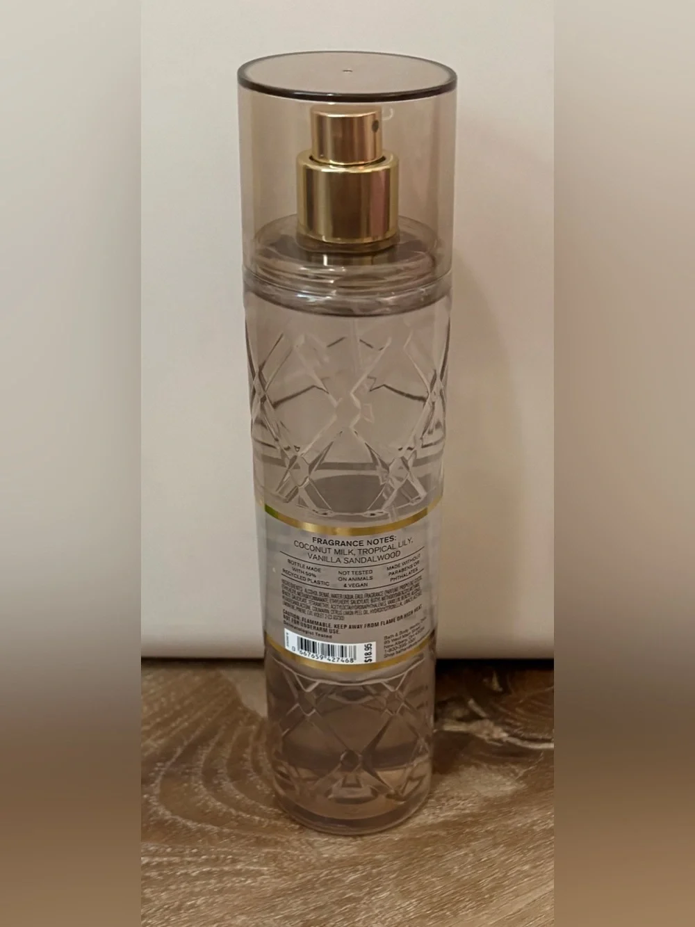 BATH & BODY WORKS EAU DE COCONUT FINE FRAGRANCE MIST 8 FL. OZ. NEW